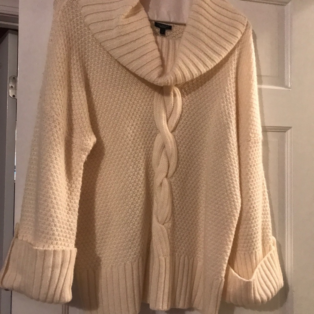 Talbots Cream Sweater